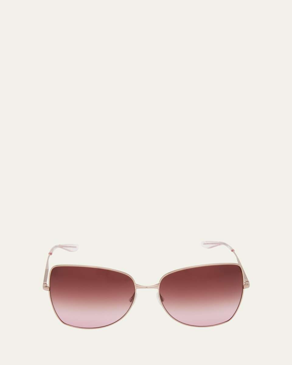Vilua Mixed-Media Butterfly Sunglasses